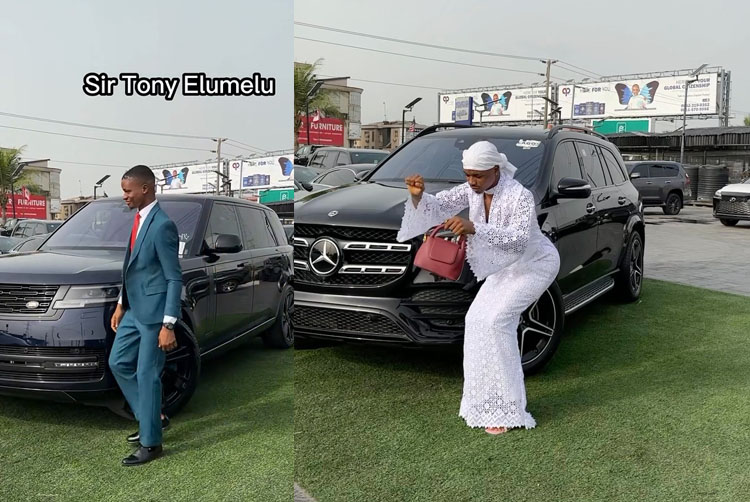 As Ola of Lagos Mimic Nigerian billionaires and their dancing steps in different exotic cars