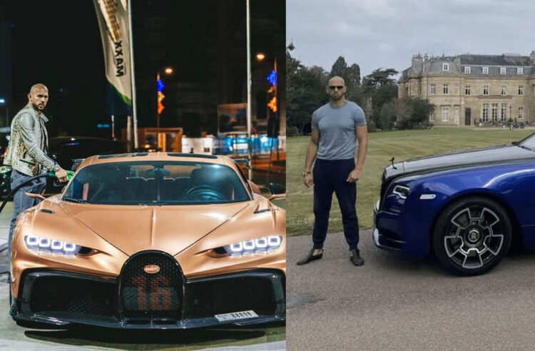 At least 11 of Andrew Tate’s cars, including his Rolls Royce and Bugatti, have been seized by authorities in Romania