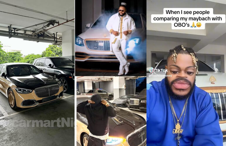 BBN White Money Reacts To Those Comparing His Maybach With Davido’s Limited Edition Maybach S680