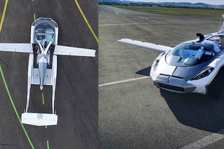 Check Out AirCar That Has Transforms From Road Vehicle To Plane