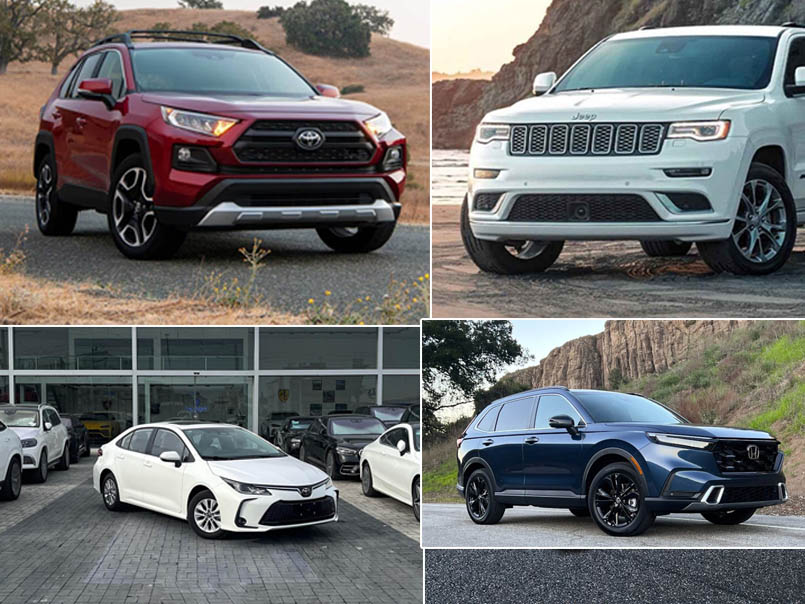 Best-Selling Cars of 2024 First Quarter