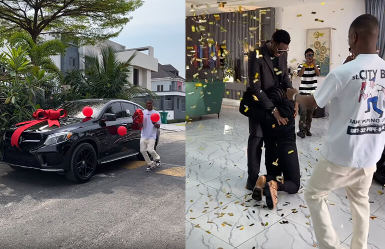 Billionaire CEO Myfurex gifts Wife a Brand New GLE450 As Xmas gift