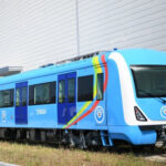 Blue Rail Line Train in lagos