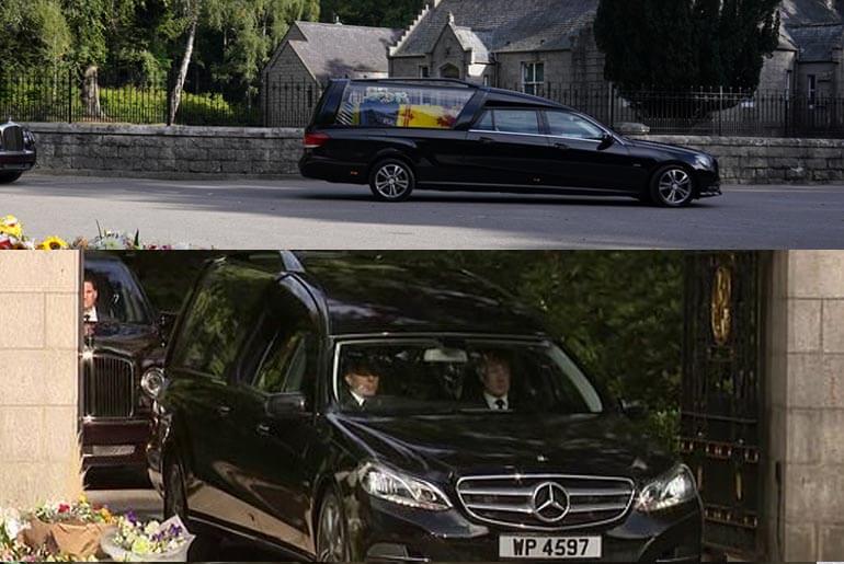 Her Majesty The Queen’s coffin has left Balmoral in a Mercedes-Benz hearse