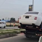 Car dealer spotted bouncing Rolls Royce Phantom