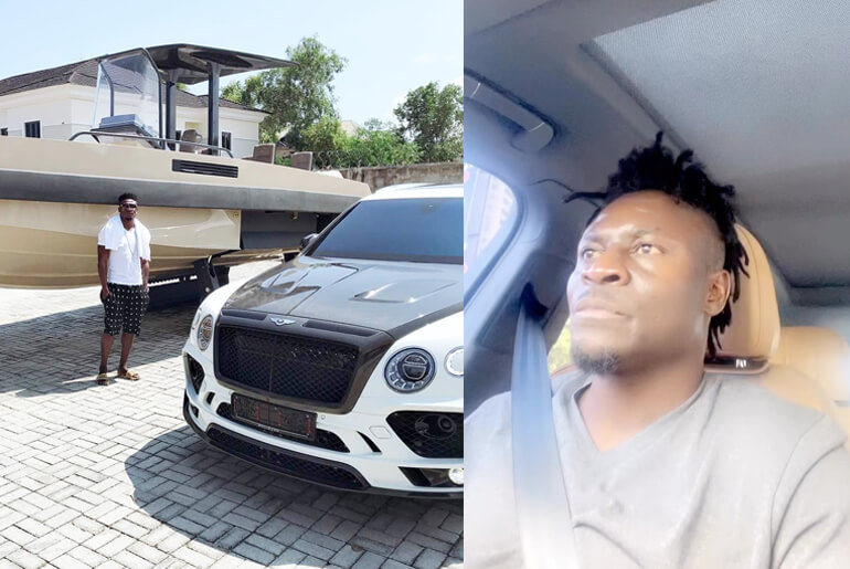 Check out Obafemi Martins ₦276m Yacht, ₦55m G-Wagon & ₦138m Bentley Bentayga