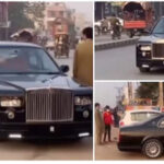 Check out how Man converted his Mercedes Benz to Rolls Royce, Video Got People Laughing