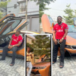 Check out the Brand New BMW i8 bought by Investor & Zoab Properties CEO Oseji Kelvin