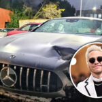 Comedian Pete Davidson allegedly crashes car into Beverly Hills home after taking out fire hydrant