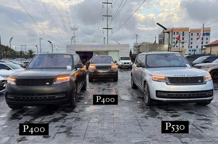 Compare 2023 Range Rover P530 vs P400