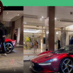 Cristiano Ronaldo pulled up in his 3 billion naira Ferrari Daytona SP3