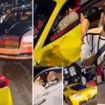 Cubana Chiefpriest Shows off Moment Timaya and D’banj Shows Up in their Luxurious Ride