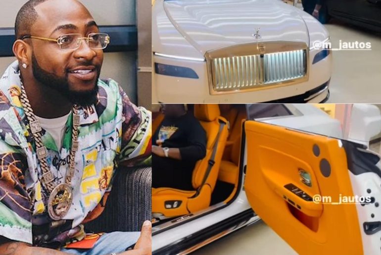 Davido Crys out After His Electric Car set to arrive