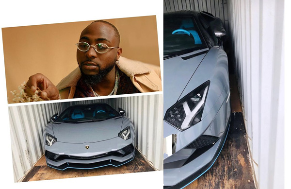 Davido’s 275M Lamborghini finally enroute to Nigeria