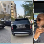 Davido's N240 Million 2021 Rolls Royce Cullinan Has Finally Arrived In Lagos