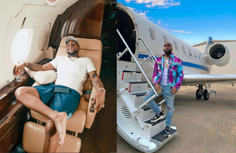 Davido's Private Jet