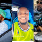 Davido’s houseboy spotted Chilling-Cruising Inside his N300Million Lamborghini Aventador