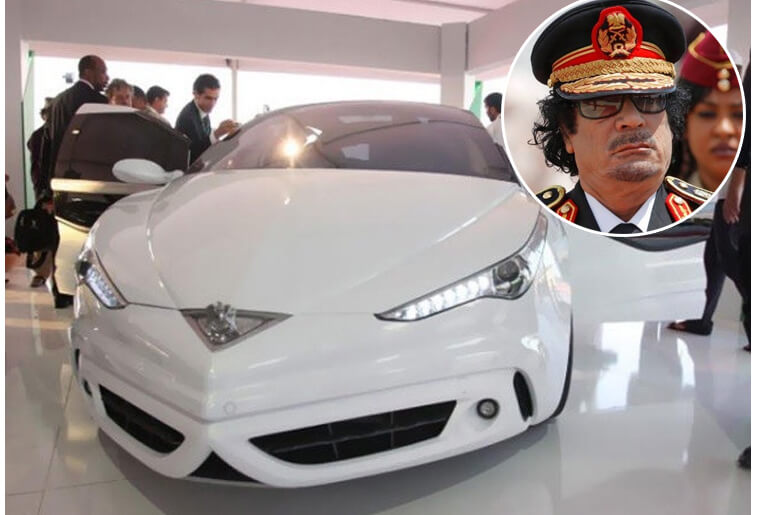 Did You Know That Muammar Gaddafi Produced A Rocket Car For Libya, Could Have Been The Safest Car On The Planet