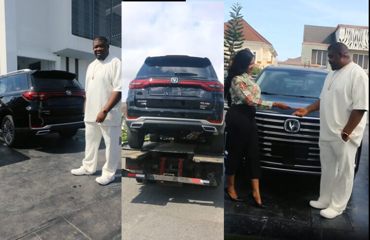 Don Jazzy buys a brand new 2023 Changan CS95