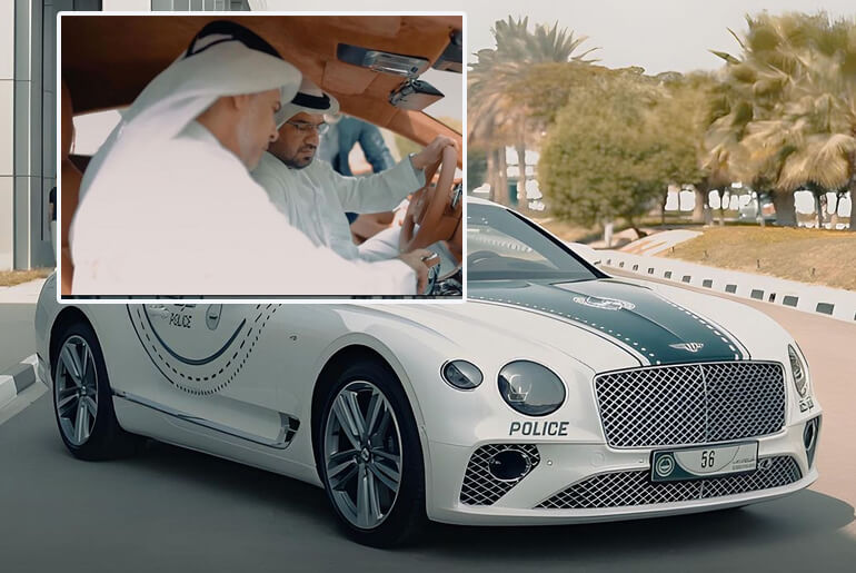 Dubai Police Just Added A 246 million naira Bentley To Their Fleet