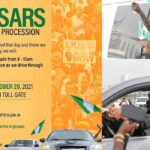 ENDSARS Memorial Protest, Falz, Macaroni, and others lead the car parade; cops make an arrest