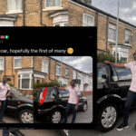 Nigerian Student Rejoice as he Buys His First Car 9 Months After Moving To The UK