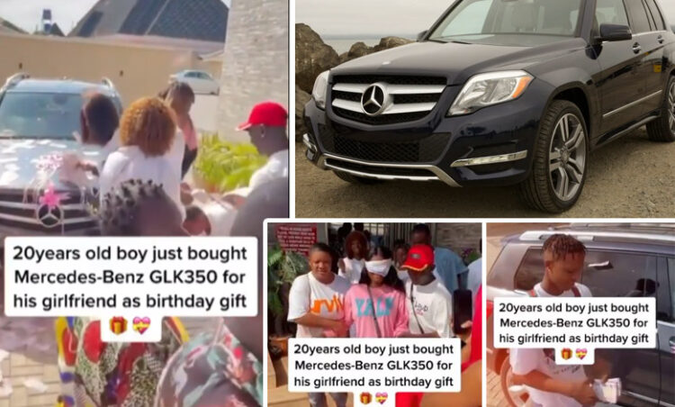 20yr-old Gifts Girlfriend Mercedes Benz GLK Worth Millions Of Naira As Birthday Gift