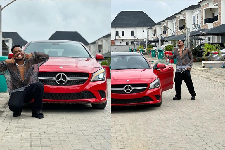 Fans React as Comedian Edo Boy Splashes N15 Million on Brand New Mercedes Benz