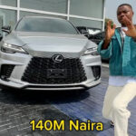 Fans React as Ola of Lagos Shows Off 2023 Lexus RX350 Worth N140 Million