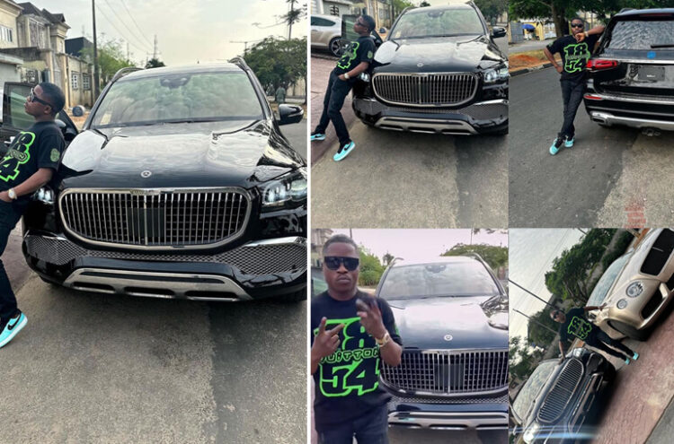 Fekomi CEO Splashes way Over N250Million as he buys himself a Brand New Maybach SUV