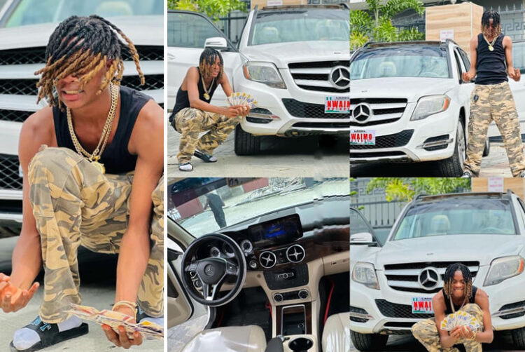 Few Weeks After Bashing His Brand New Benz, Influencer Tee Dollar Splashes Millions On New Benz 