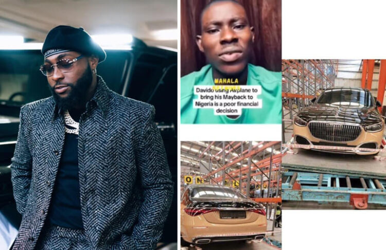 Financial guru comes for Davido Over New Maybach