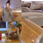 Woman Shows Off What’s Like Flying A ₦12 Million First Class Ticket