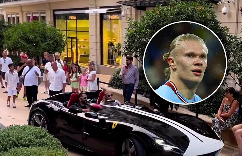 Football sensation Erling Haaland was spotted in Monaco during his break from the sport, and he was in style