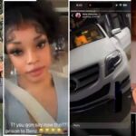 From prison to Benz, Few weeks after she was locked up in Prison by Cute Geminme, Nicki The Barbie Buys tear rubber Benz worth over N11Million