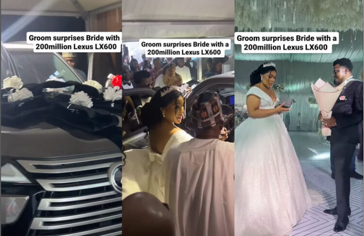 Groom Surprise Bride With A 200 million Lexus LX470