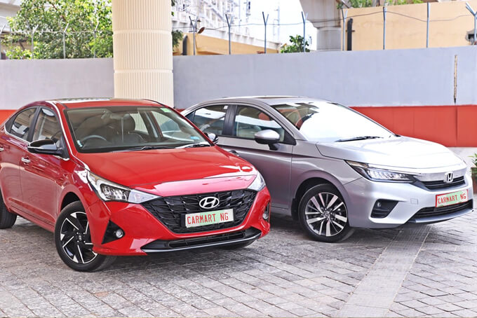 Honda and Hyundai Car