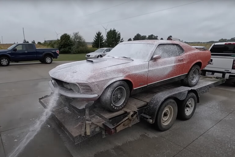 How A Youtuber Freed Old Ford Mustang From A Michigan Barn