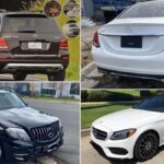 How much are the Mercedes Benz C300 and Mercedes Benz GLK350 in Nigeria?