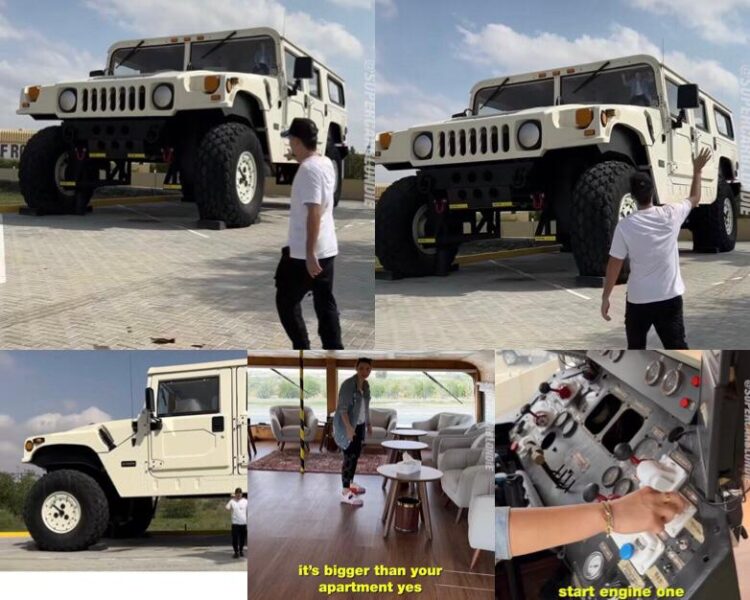 The Tires Costs N86 Million Naira, This insane 21 foot tall Giant Hummer is bigger than my apartment