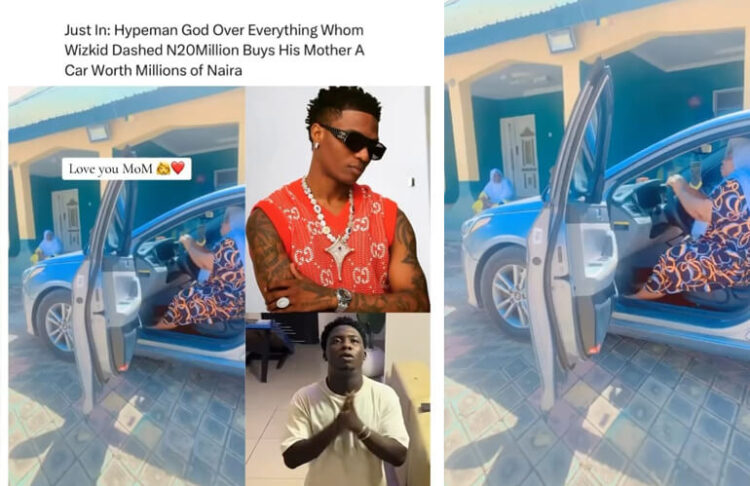 Hypeman God Over Everything Whom Wizkid Dashed N20Million Buys His Mother A Car Worth Millions of Naira