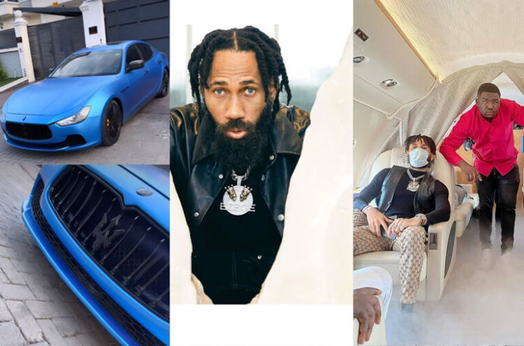 Billionaire Nigerian Rapper, Phyno Celebrates His Manager with Maserati Worth N40 Million