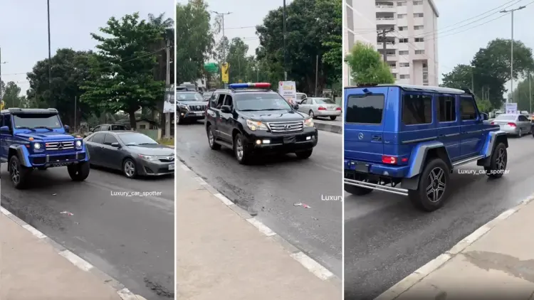 Video Shows the Moment Brabus 4×4 Worth Millions Was Spotted in the Streets of Lagos