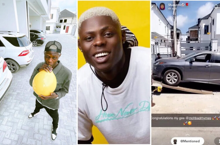 In 2021 Singer Mohbad bought his First new car, Naira Marley Sister Shubomi shared a video of him receiving his new car on Snapchat