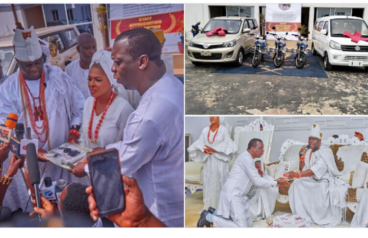 Innoson Vehicles Donates Vehicles to Ooni of Ife in Celebration of 8 Years on the Throne