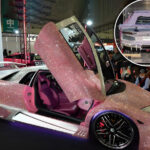 Japanese Man Buys Lamborghini Covered In Thousands Of Pink Diamonds
