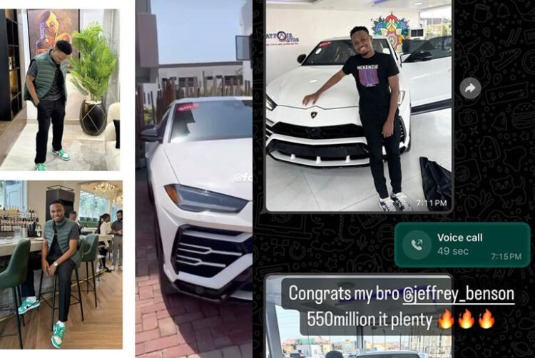 Jeffrey Benson purchased 2020 Lamborghini Urus