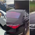 Jowizaza Flaunts A Gleaming Black 2022 Mercedes Maybach Worth Millions Of Naira