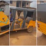 Video Goes Viral As Talented Nigerian Man Builds Keke-Napep, G-Wagon lookalike