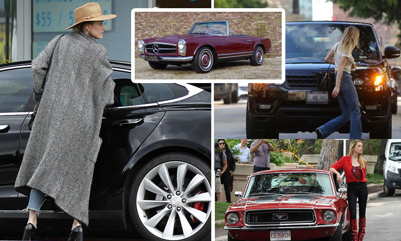 A quick look inside Amber Heard Car Collection